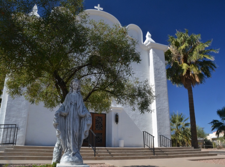Ajo white church